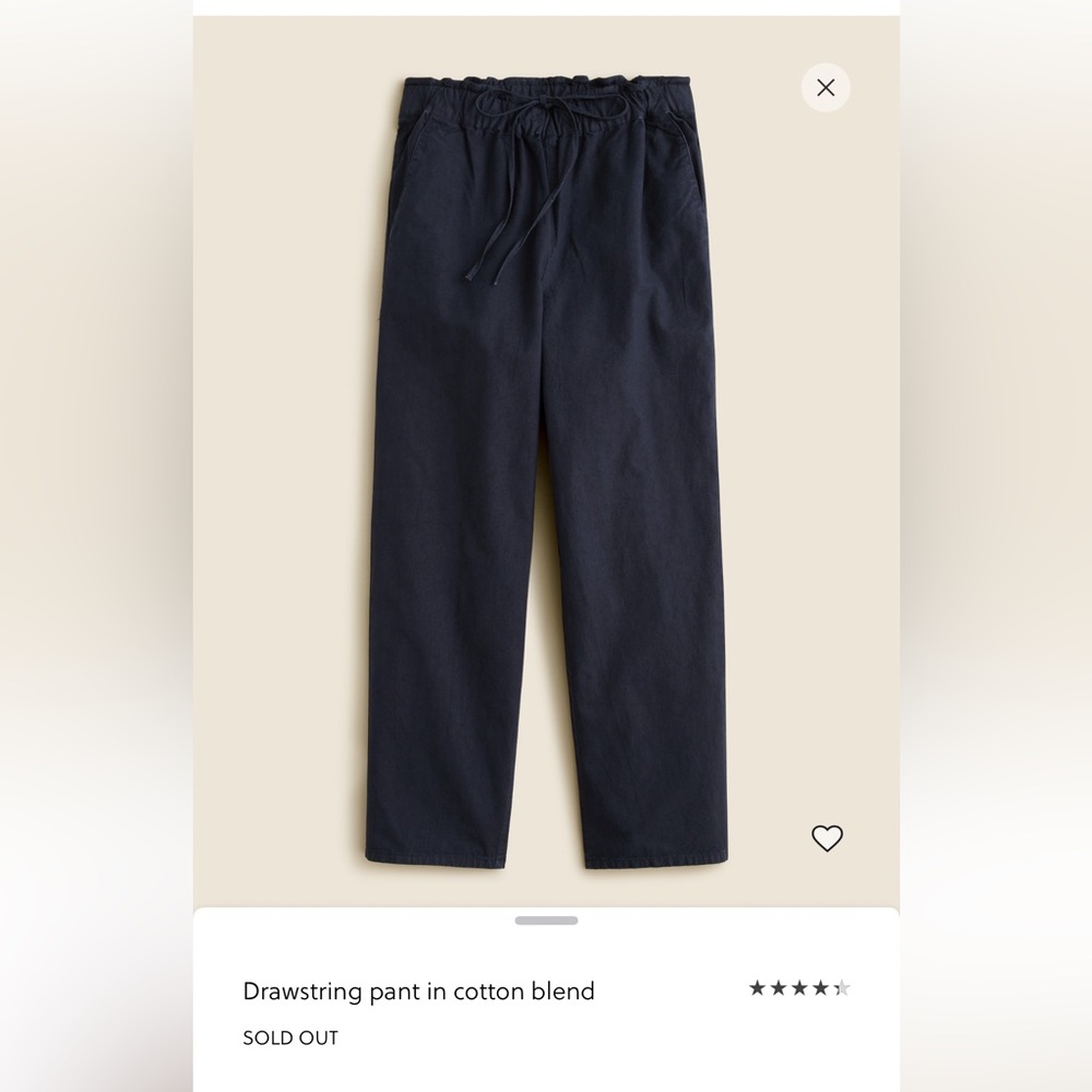 J Crew Cotton Pant
